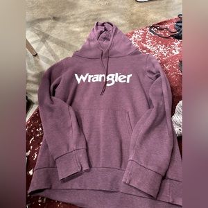 Wrangler hoodie (maroon)